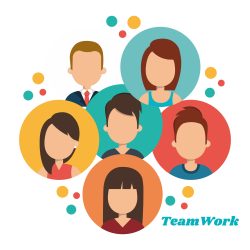 TeamWork User Desain Vector