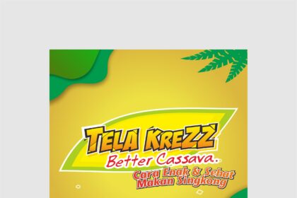 Tela Krezz Logo Vector - Cara Enak dan Sehat Makan Singkong