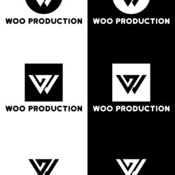 Woo Production Logo Vector