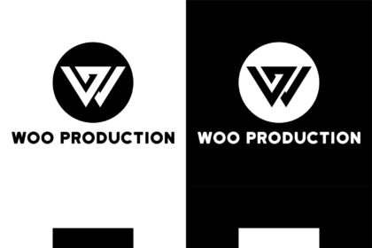 Woo Production Logo Vector